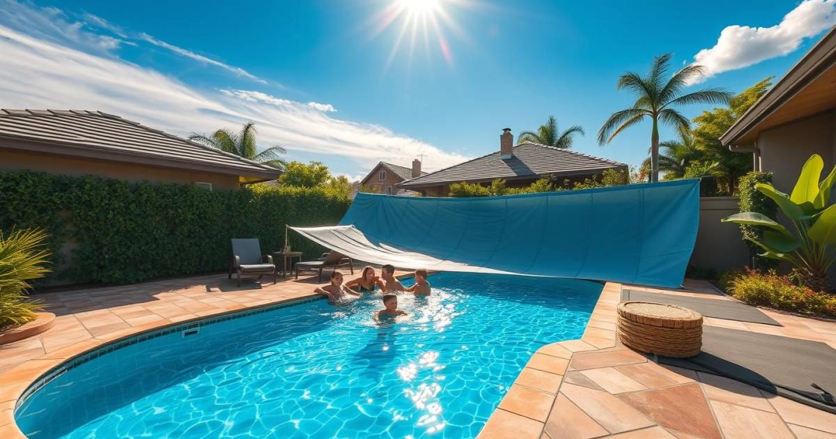 Alerte canicule 2025 : Cette bâche révolutionnaire fait économiser 78% d'eau et divise par 3 votre facture d'entretien de piscine !