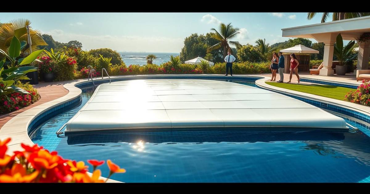 ALERTE : Cette nouvelle bâche révolutionnaire fait économiser 82% sur votre facture d'entretien de piscine - Les professionnels sont sous le choc !