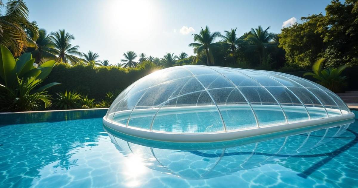 Bache à bulles solaire connectée : La révolution 2025 pour une piscine écologique et intelligente