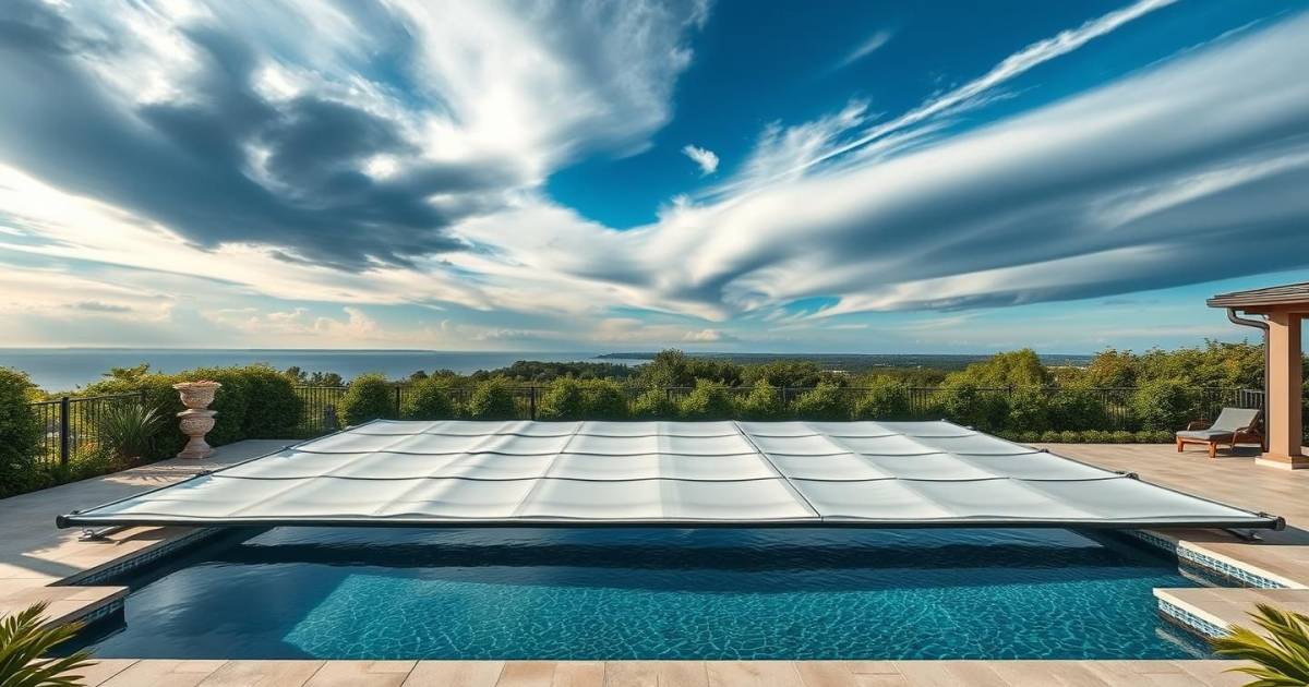 Innovation 2025 : Les couvertures de piscine intelligentes qui s'adaptent automatiquement aux conditions météo